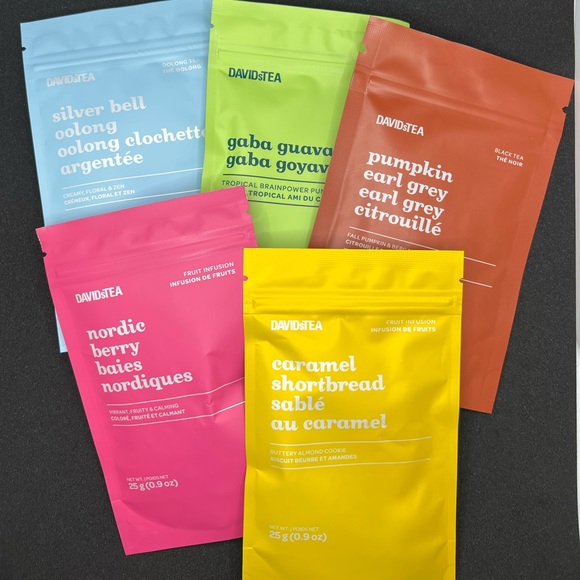 David's Tea Other - David’s Tea Pouches x 5 NWT